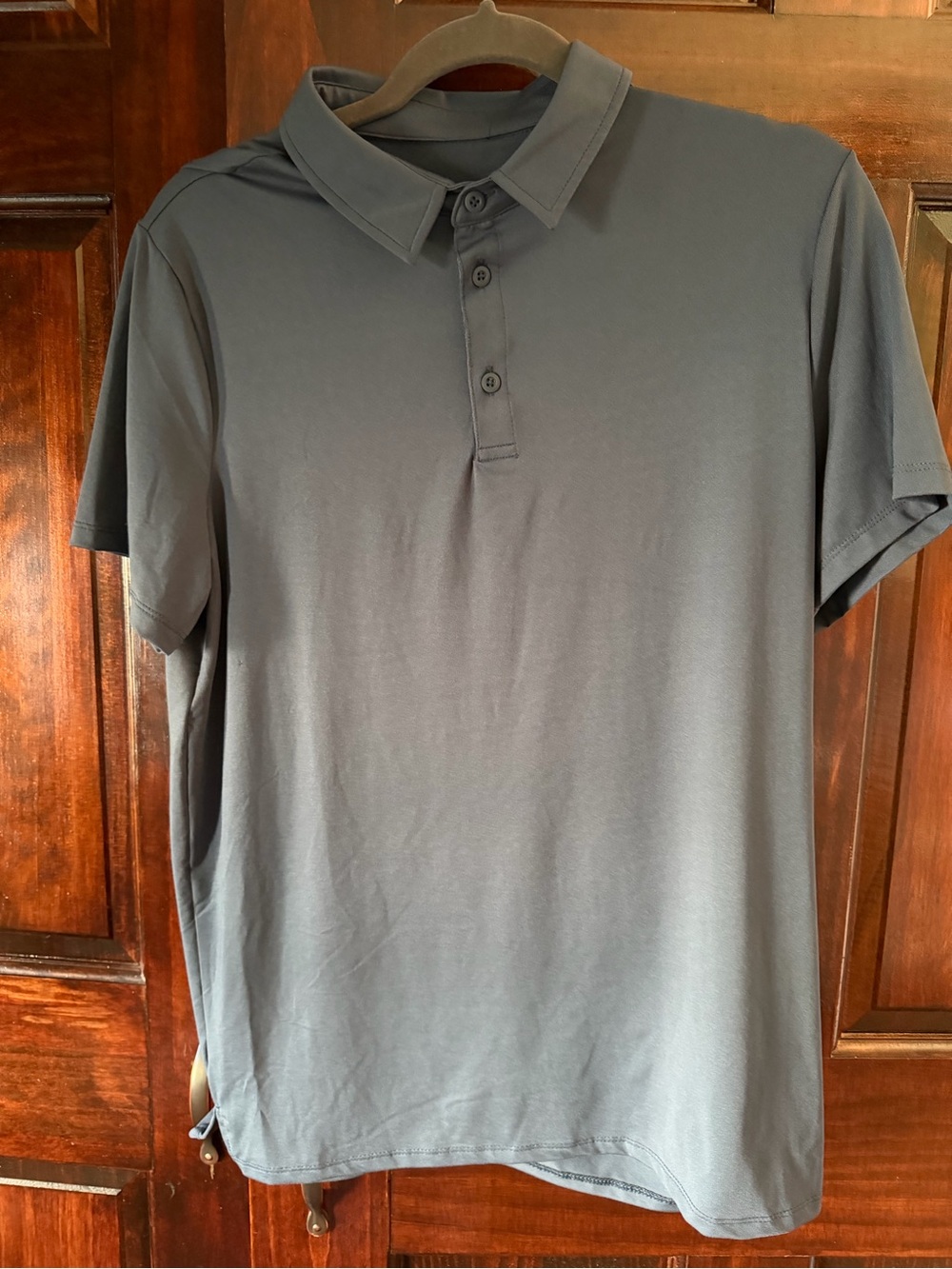 All in motion Men's Grey Short-Sleeve Polo Shirt